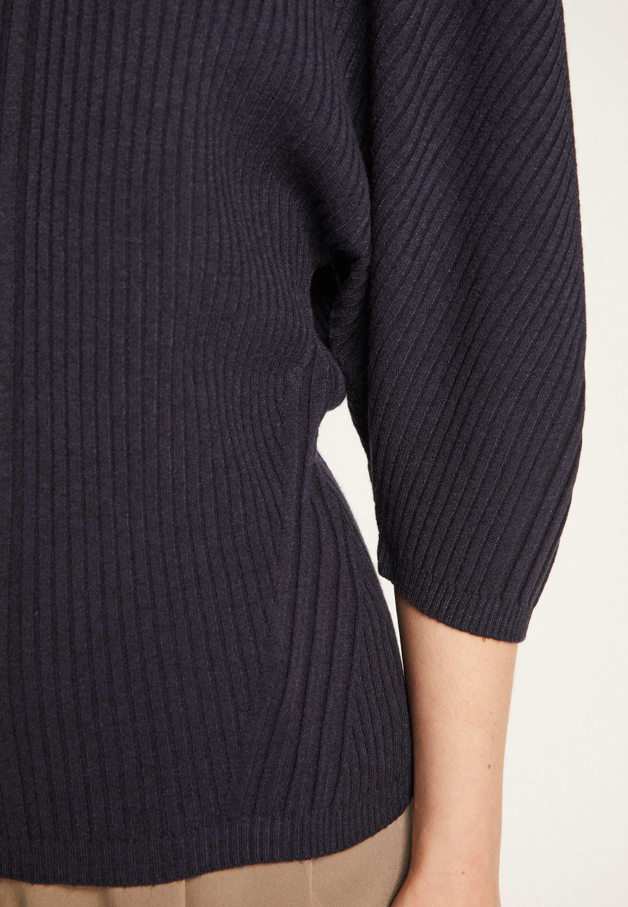 Balloon sleeve sweater in wool blend - Rooney