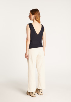 Tank top in bamboo cashmere fiber - Rianna