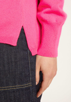 Pull court en cachemire - Alex