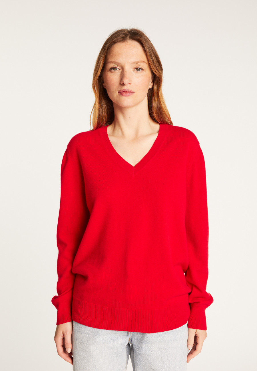 V-neck cashmere sweater - Abel