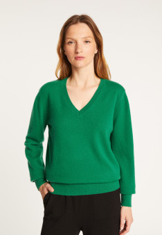 V-neck cashmere sweater - Abel