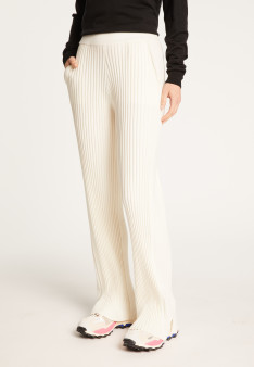 Pocket pants in wool blend - Carmen