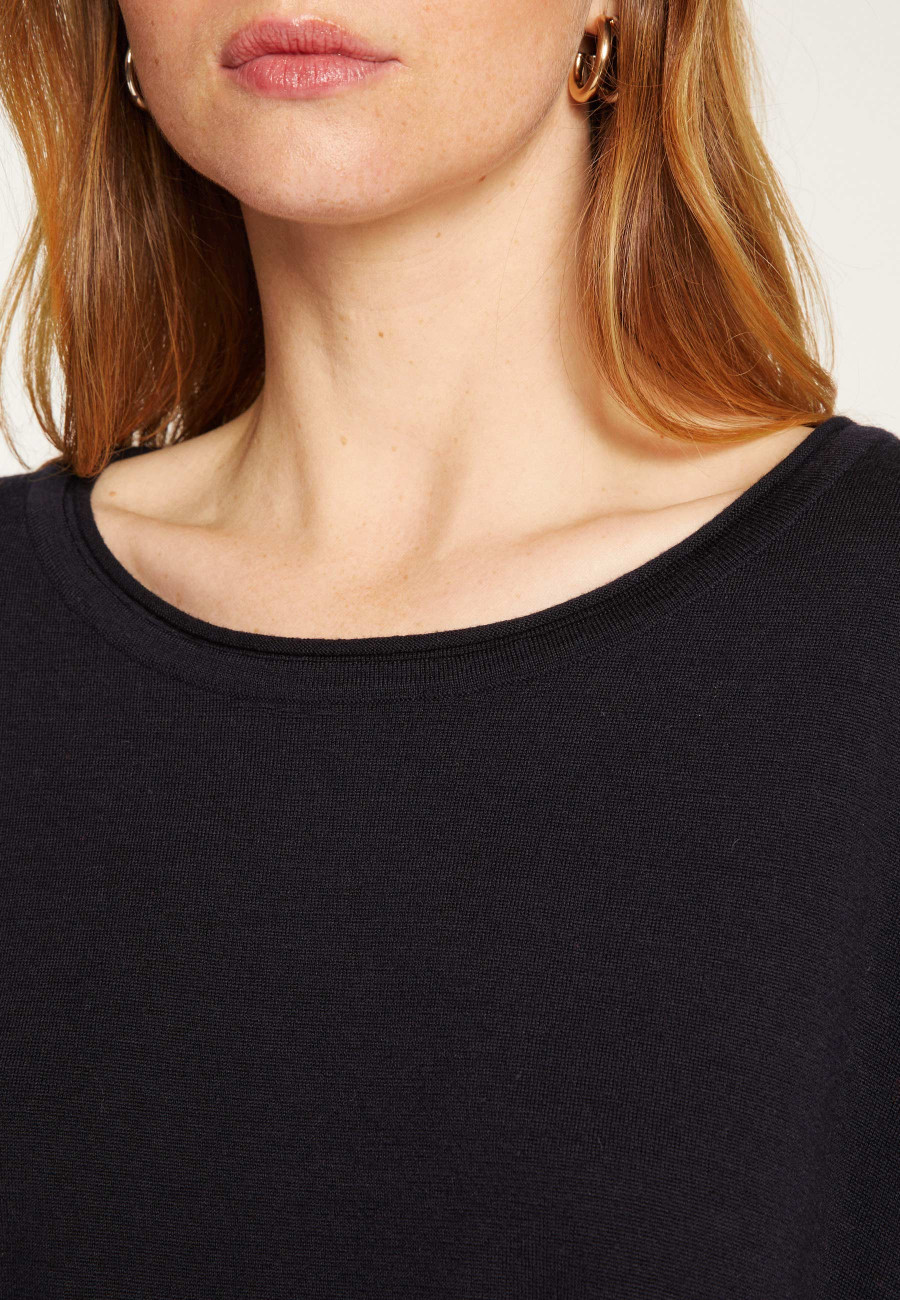 Loose-fit fine merino wool sweater - Azel