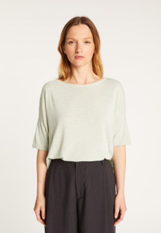 Lightweight slub linen jumper-TASLIM