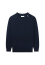 Cashmere Blend Zip-Up Shoulder Sweater - Tiam
