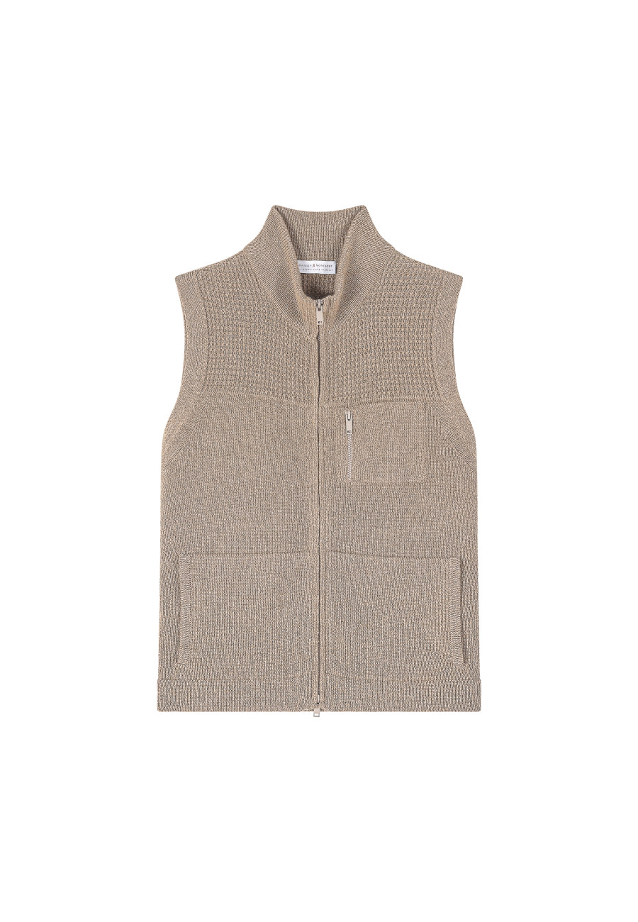 Wool and cashmere sleeveless jacket - Thula