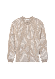 Wool and cashmere crewneck sweater - Tanguy