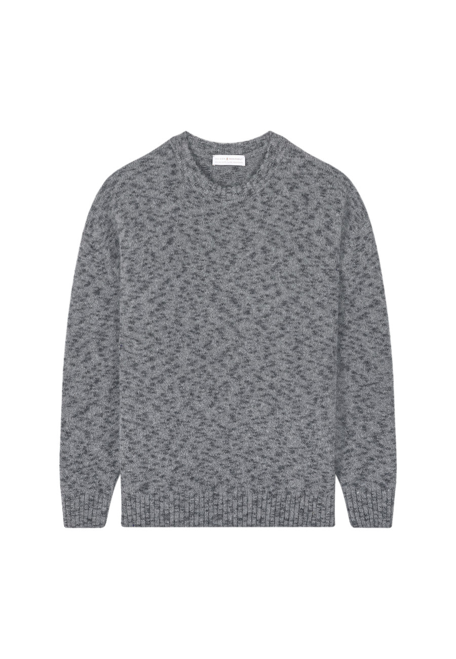 Pull col rond en mohair - Tex