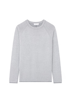 Pull col rond en laine velours - Tino