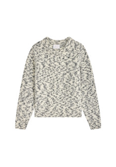 Round neck mohair wool sweater - Vanessa