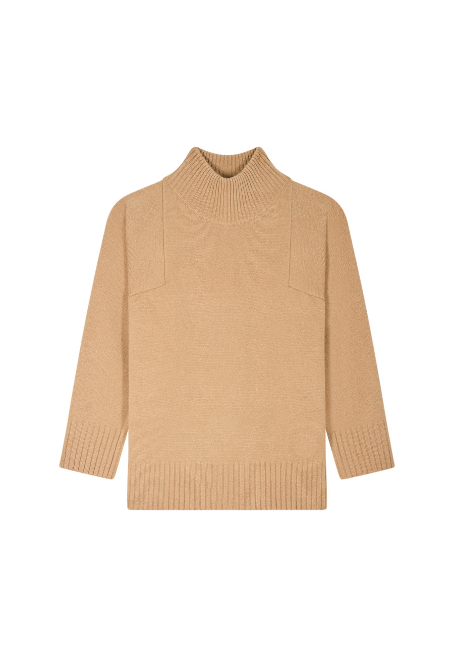 High neck cashmere sweater - Roxane