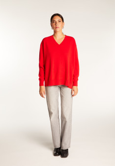 Cashmere slit sweater - Alienor