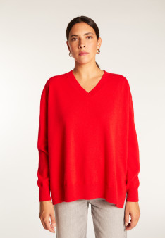 Cashmere slit sweater - Alienor