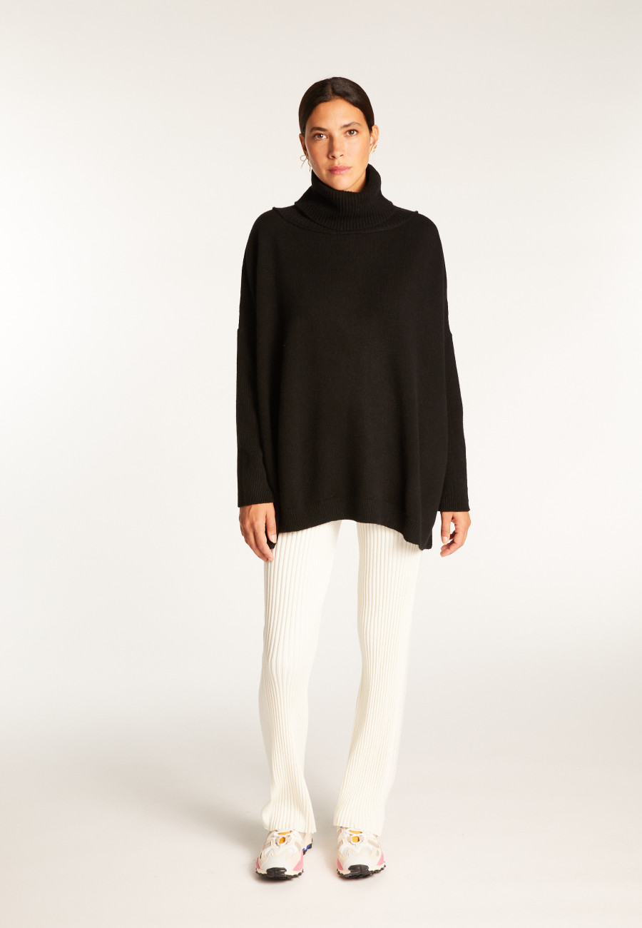 Wool and cashmere turtleneck sweater - Clara