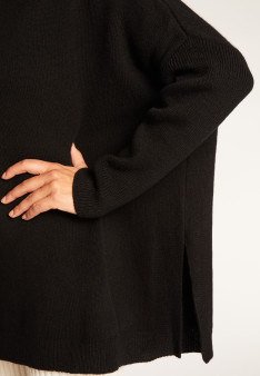 Wool and cashmere turtleneck sweater - Clara