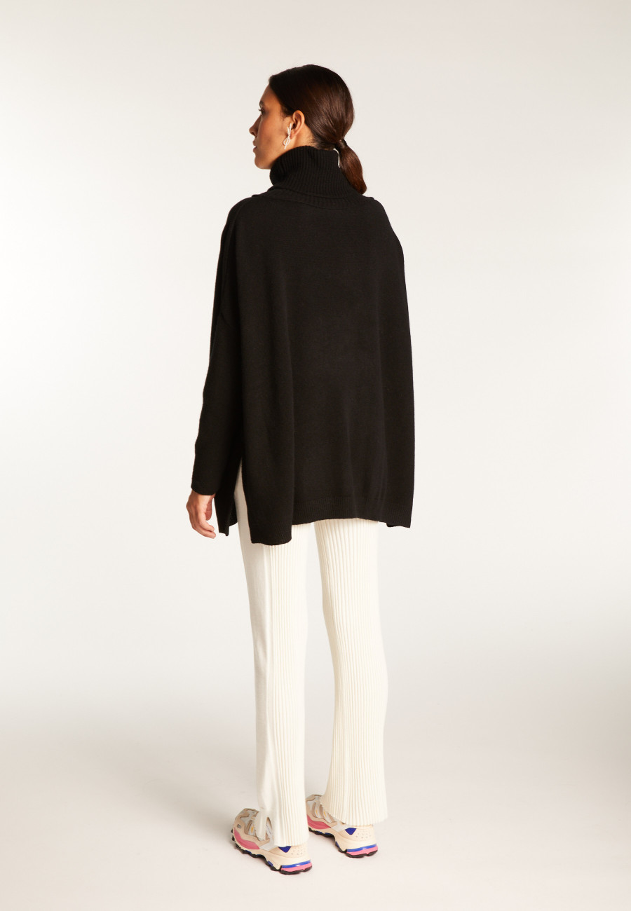 Wool and cashmere turtleneck sweater - Clara