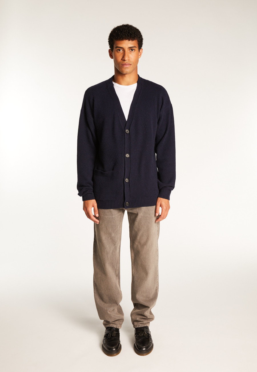 Cashmere Blend Button-Down Cardigan - Titouan