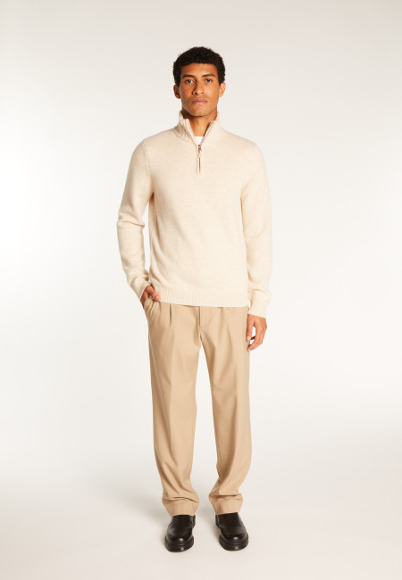 6-ply cashmere trucker sweater - Emiliano duo