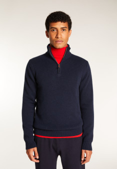 6-ply cashmere trucker sweater - Emiliano