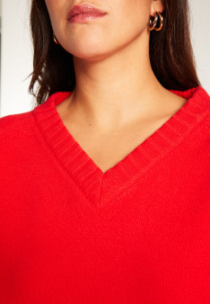 Loose wool sweater - Vivienne