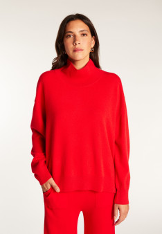 Pull col montant en cachemire - Athena