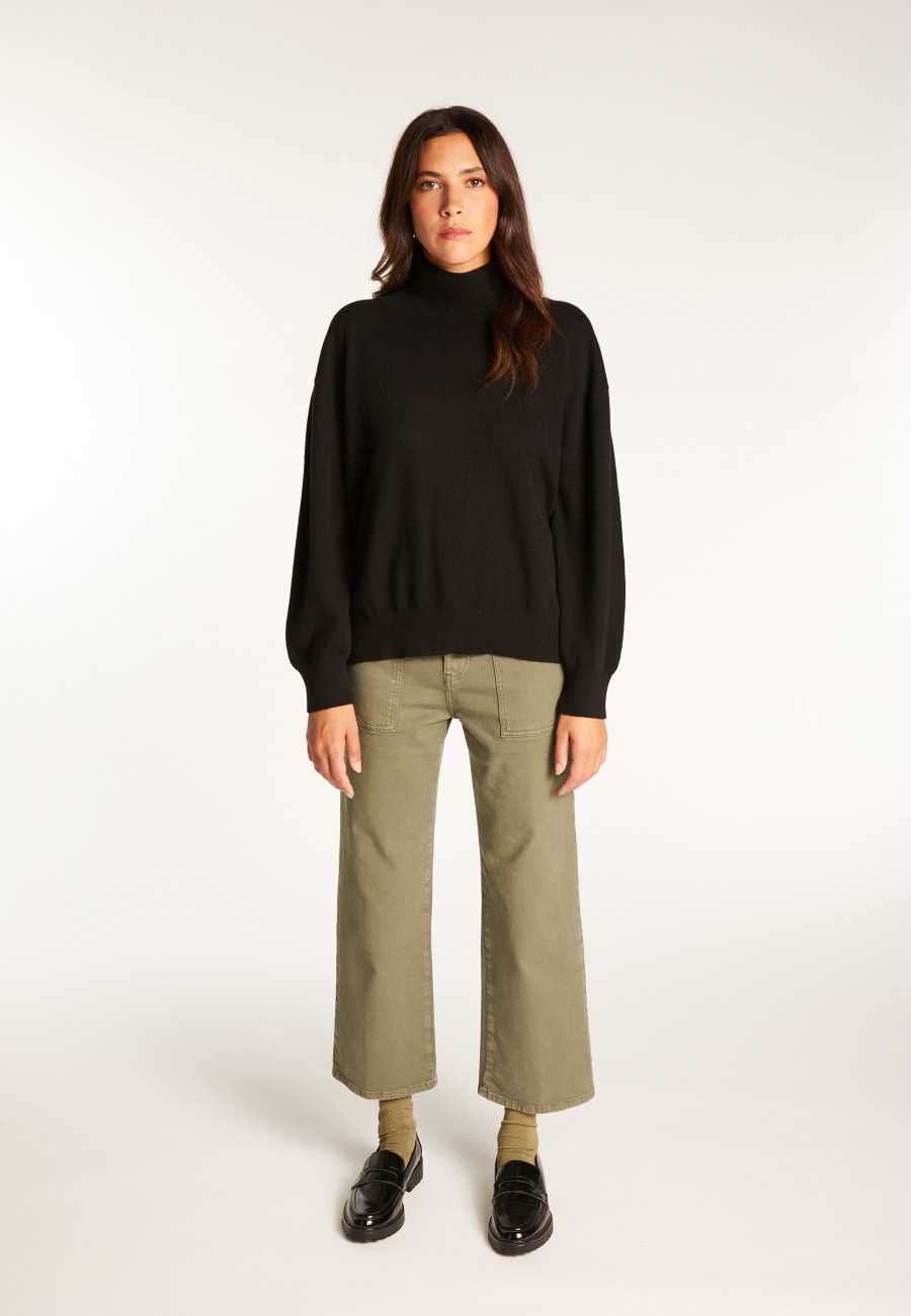 High neck cashmere sweater - Athena