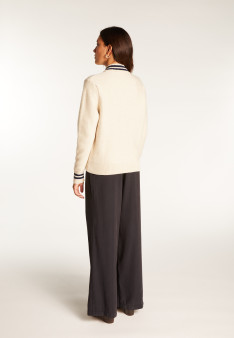 Zipped wool and cashmere jacket - Rabia