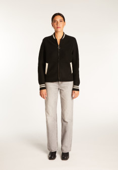 Zipped wool and cashmere jacket - Rabia