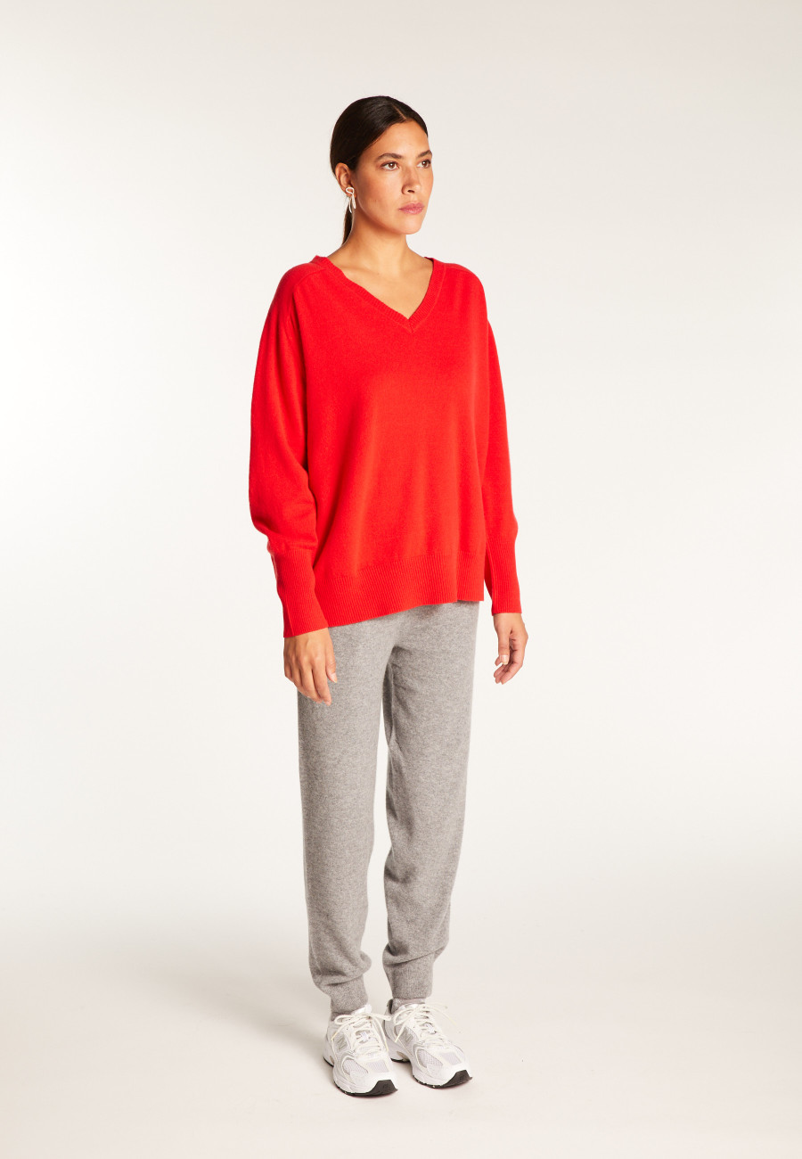 V-neck sweater in merino wool - Robine