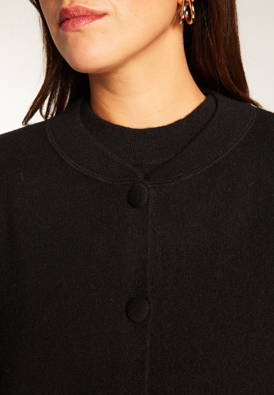 Buttoned cashmere cardigan - Aura