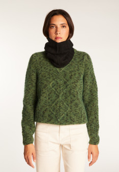 Unisex neck warmer in cashmere - Lisa