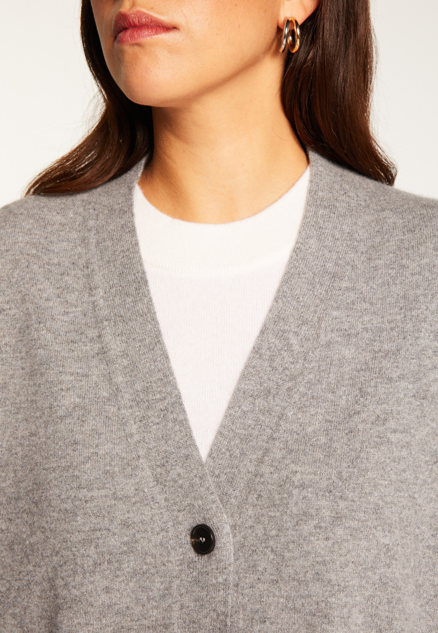 Cashmere buttoned vest - Ariel