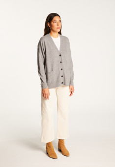 Cashmere buttoned vest - Ariel