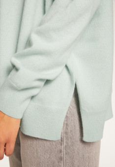 Cashmere slit sweater - Alienor