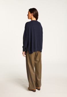 Cashmere slit sweater - Alienor