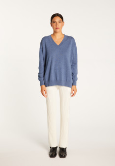 Cashmere slit sweater - Alienor