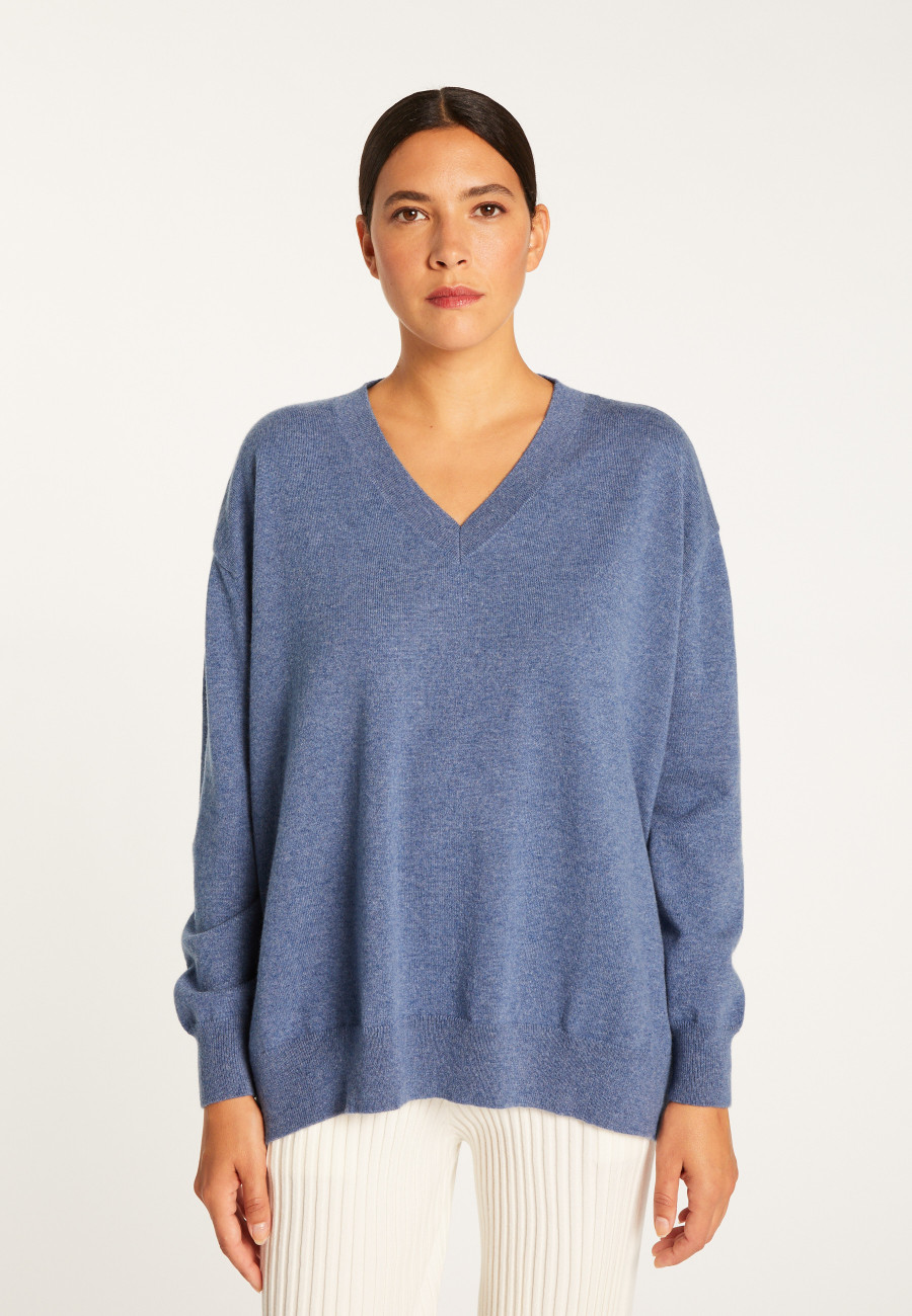 Cashmere slit sweater - Alienor