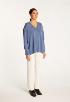 Cashmere slit sweater - Alienor