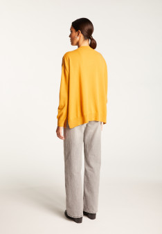 Cashmere slit sweater - Alienor