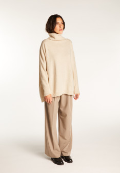 Wool and cashmere turtleneck sweater - Clara