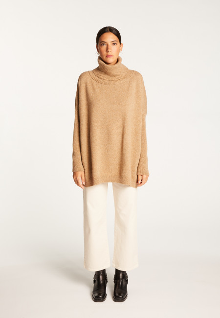 Wool and cashmere turtleneck sweater - Clara