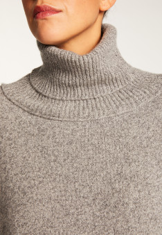 Wool and cashmere turtleneck sweater - Clara