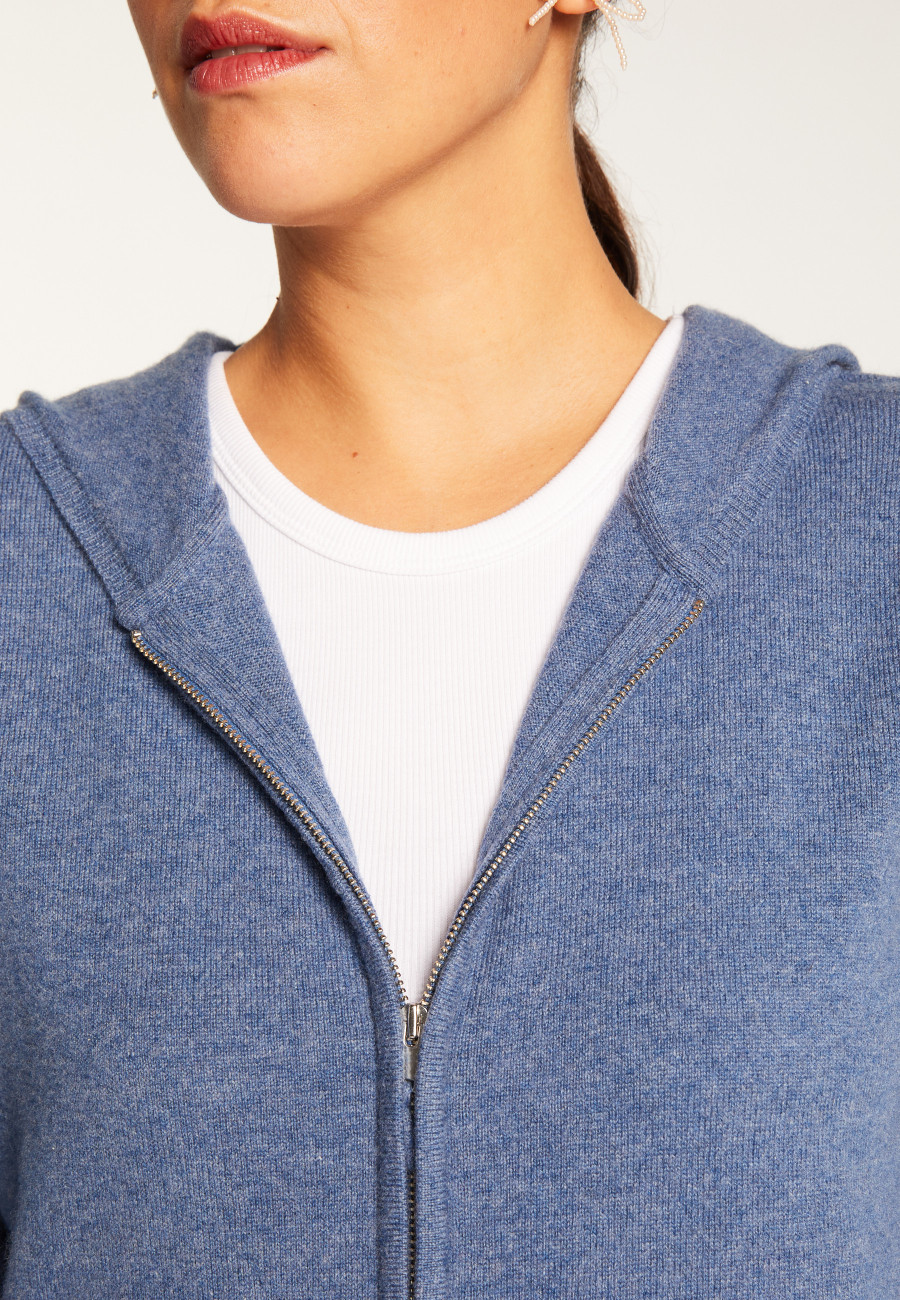 Cashmere hooded vest - Orus