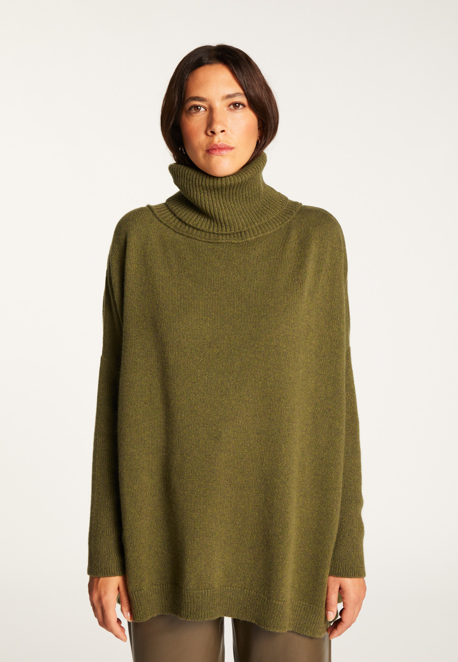 Wool and cashmere turtleneck sweater - Clara