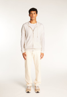 Cashmere Hooded Zip-Up Jacket - Emilien