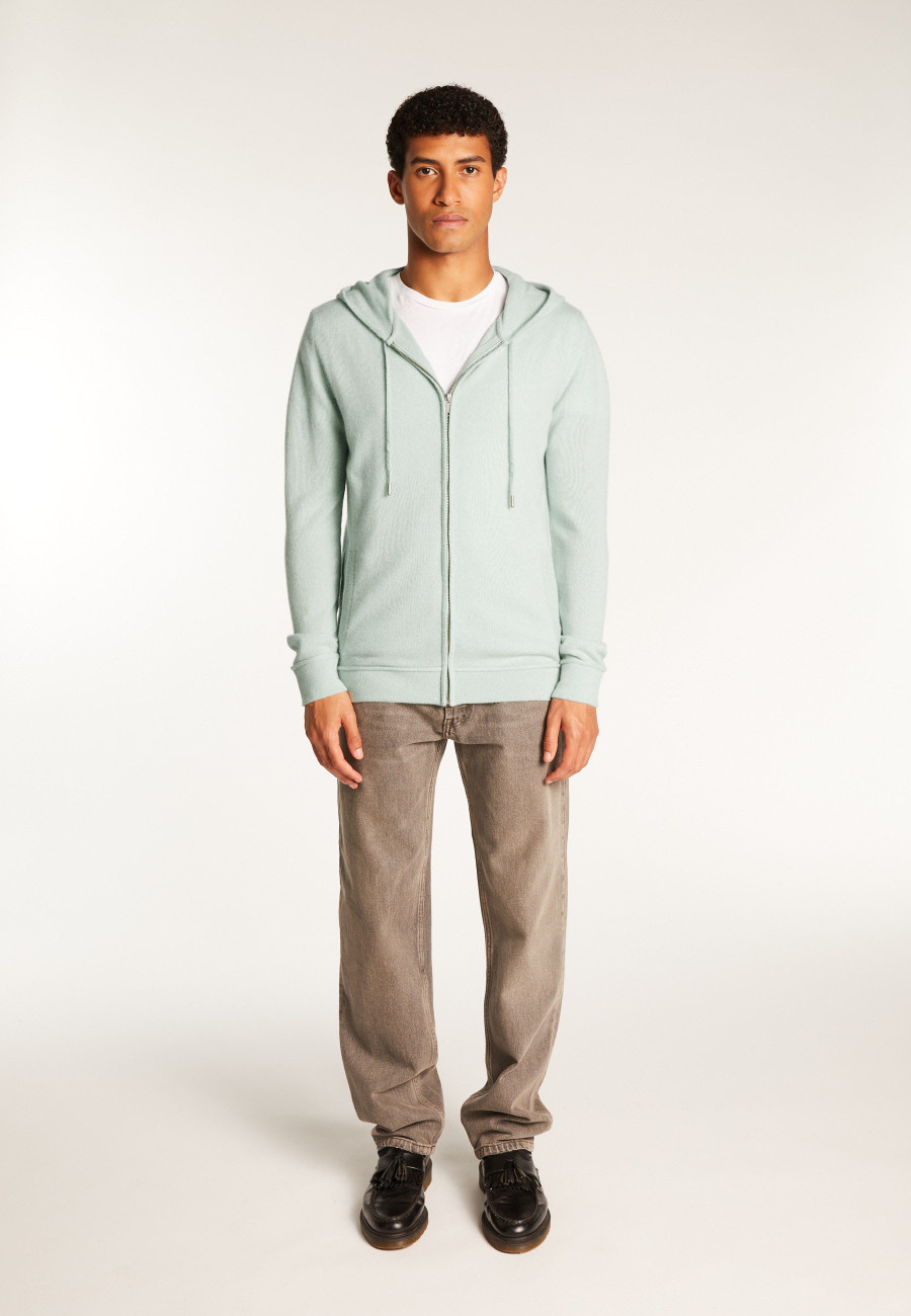 Cashmere Hooded Zip-Up Jacket - Emilien