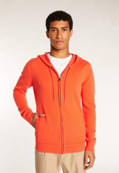 Cashmere Hooded Zip-Up Jacket - Emilien