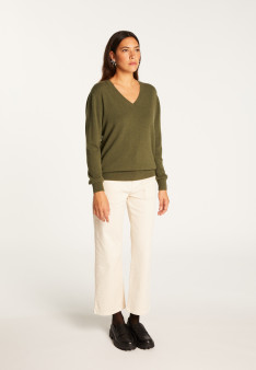 V-neck cashmere sweater - Abel