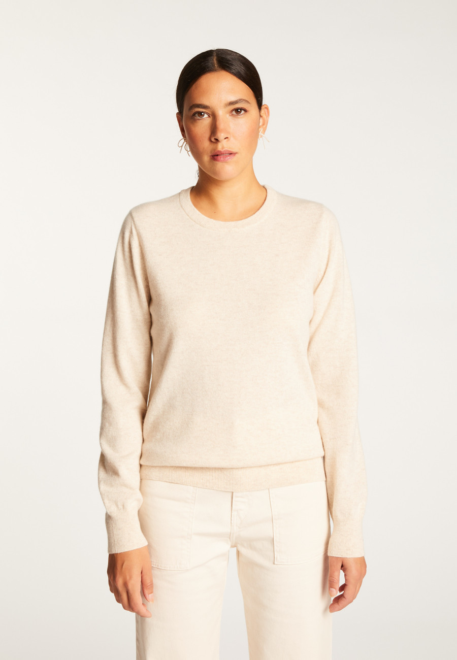 Round neck cashmere sweater - Abeline