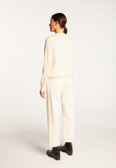 Round neck cashmere sweater - Abeline